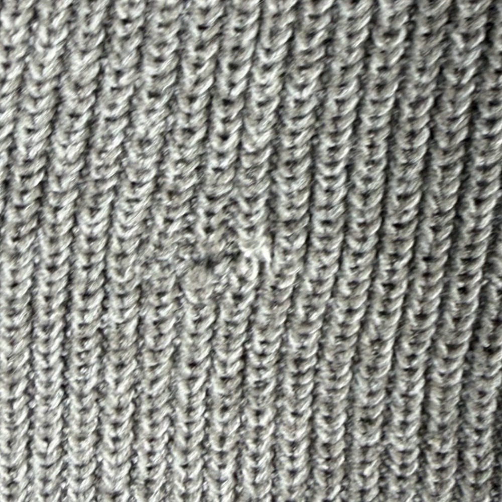 GH Bass Mens Gray Ribbed Mock Neck Button Sweater Sherpa Collar Large - Picture 8 of 8